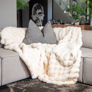 Cleopatra Faux Rabbit Fur 2 Ply Queen/King Size