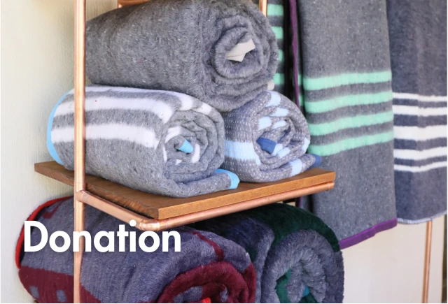 Donation blankets